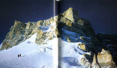 Kangchenjunga Book - Los 14 Ochomiles de Juanito Oiarzabal - Kangchenjunga North Face Near Summit